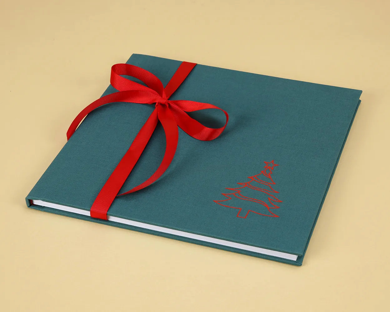 Eco Christmas Book con stamping