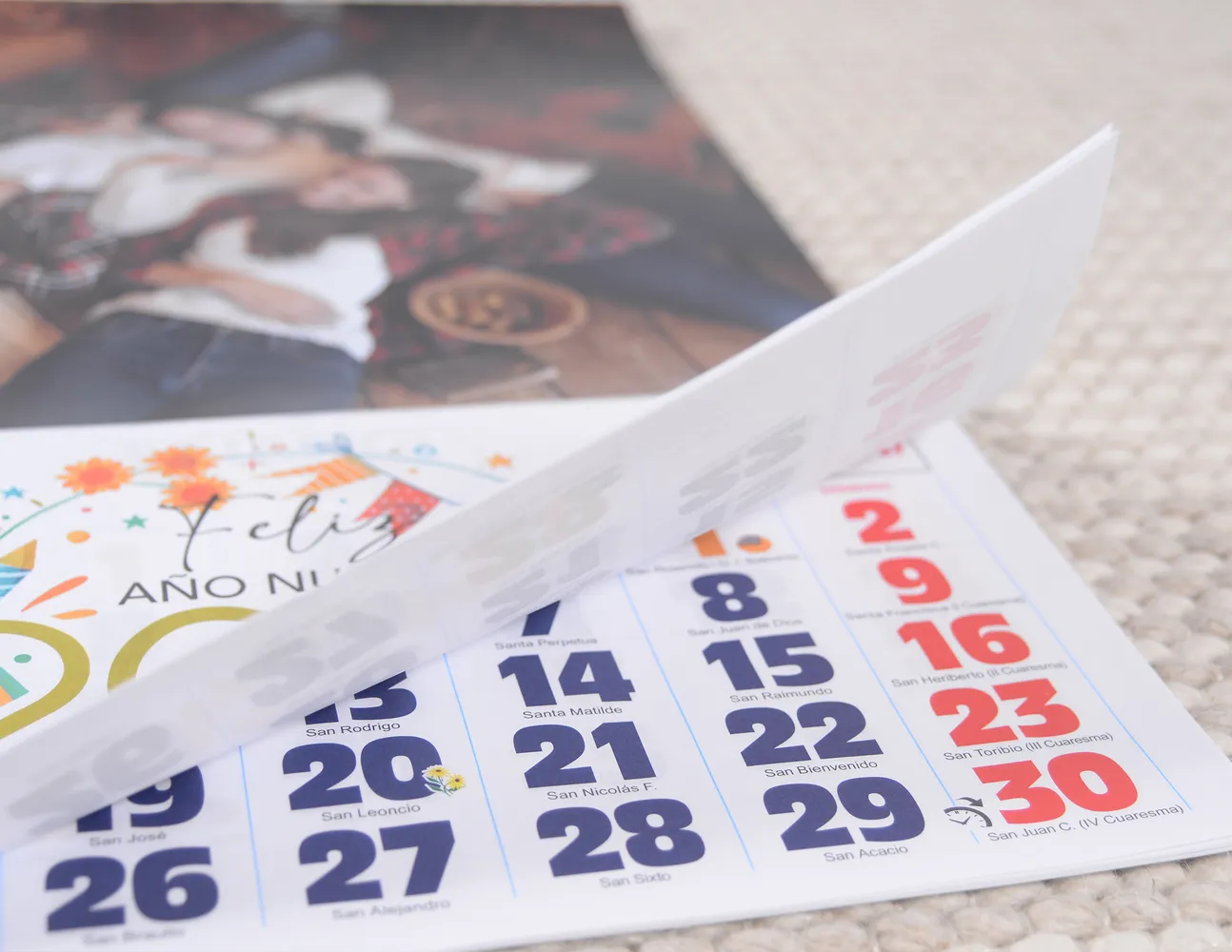 Calendarios Faldillas