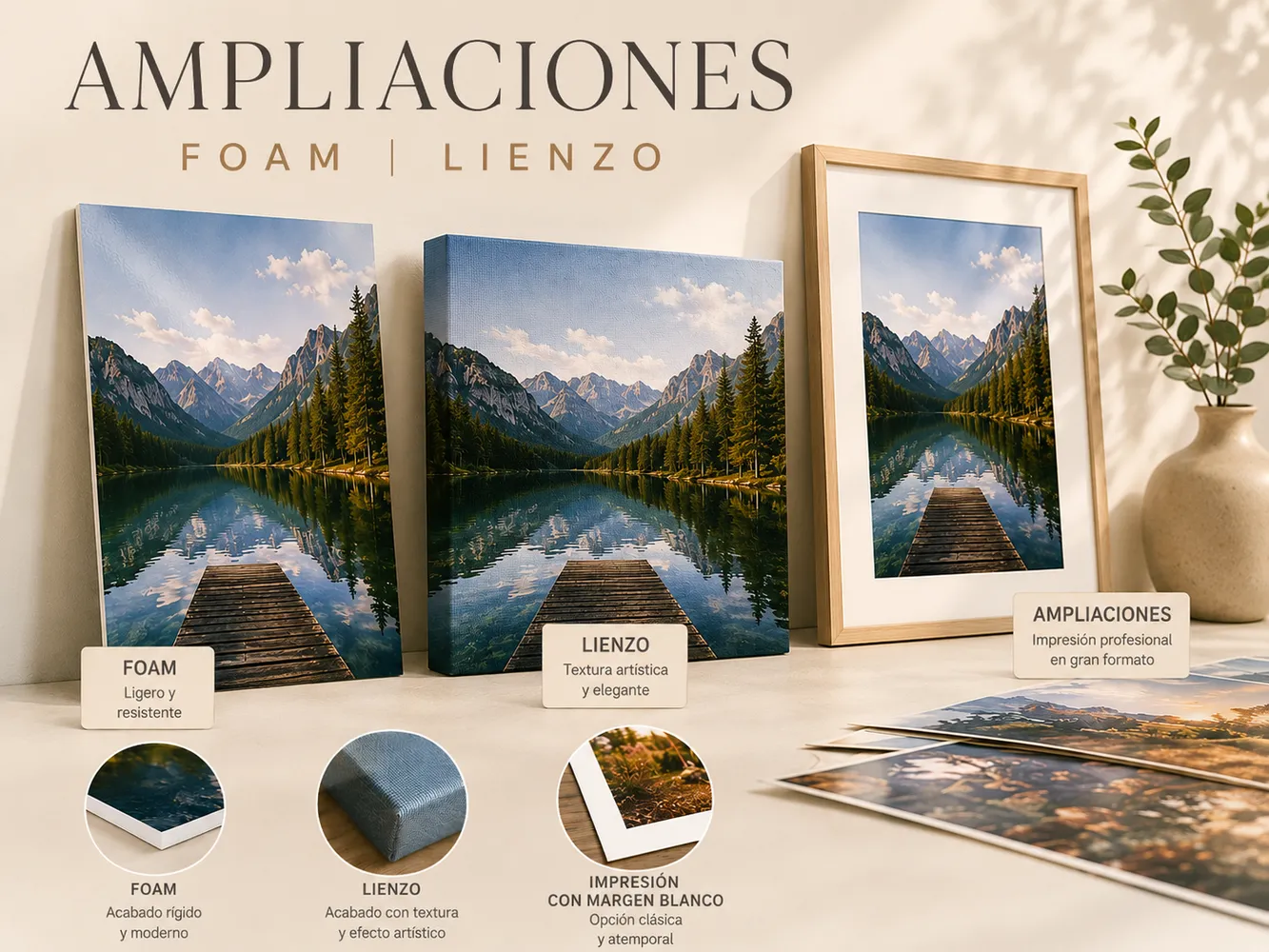 Ampliaciones/Foam/Lienzo