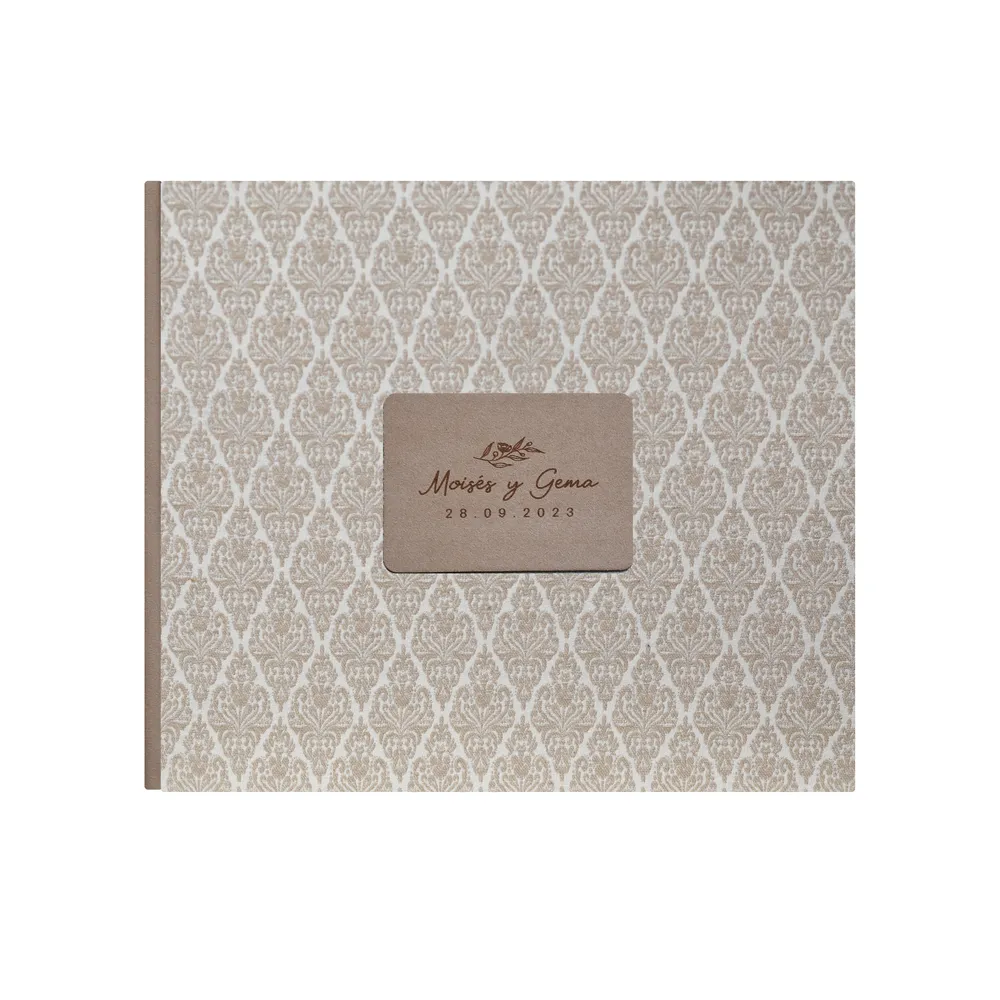Álbum 2 Piezas Chapa Rectangular Boda (20 pl)