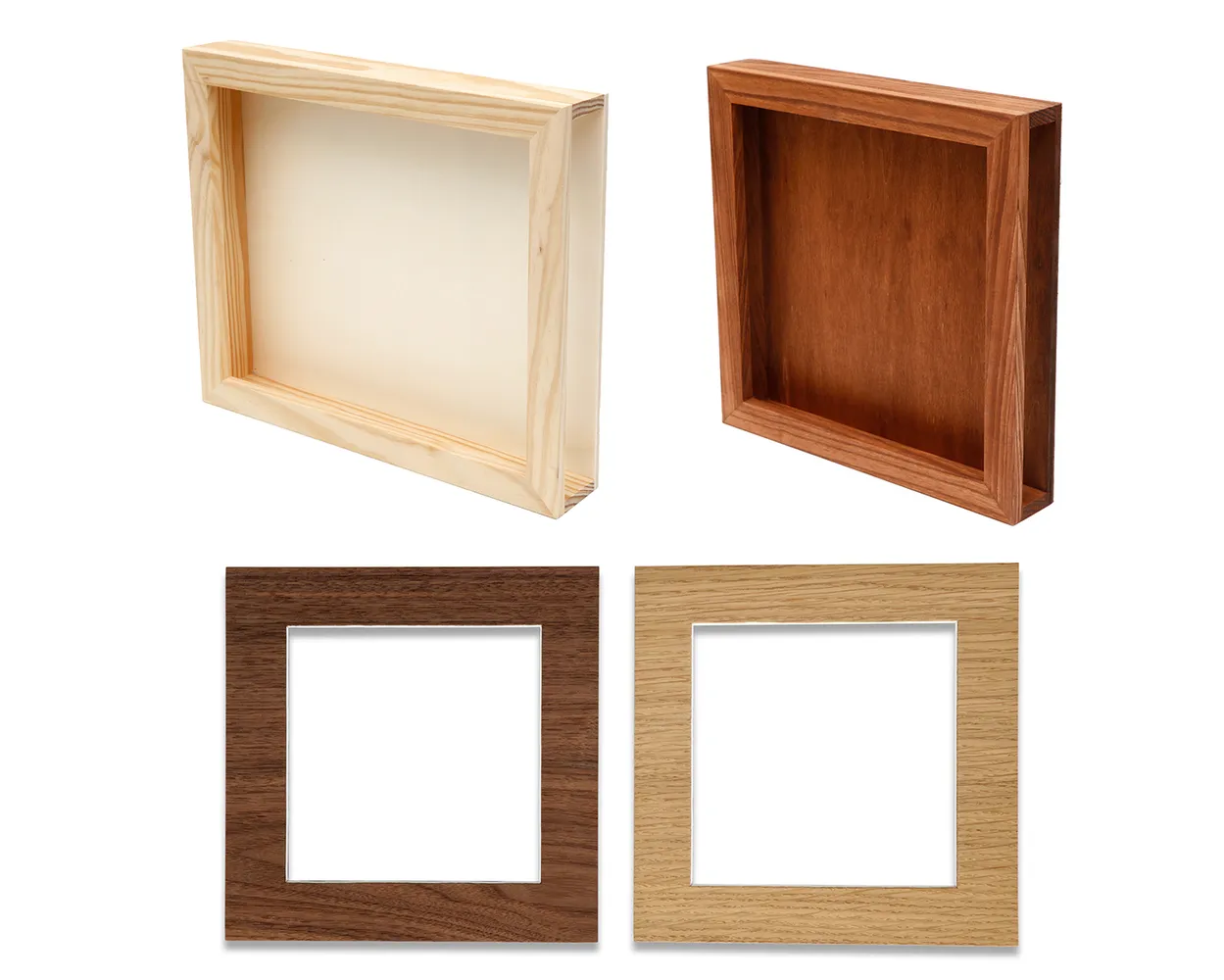 Caja madera marco     Passe Partout      Sin foto